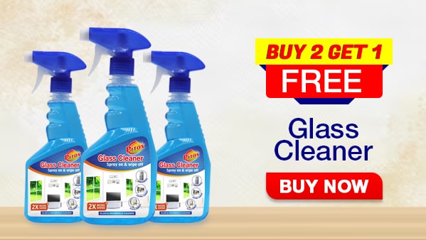 Pitox Glass Cleaner 500ml Buy 2 Get1 free