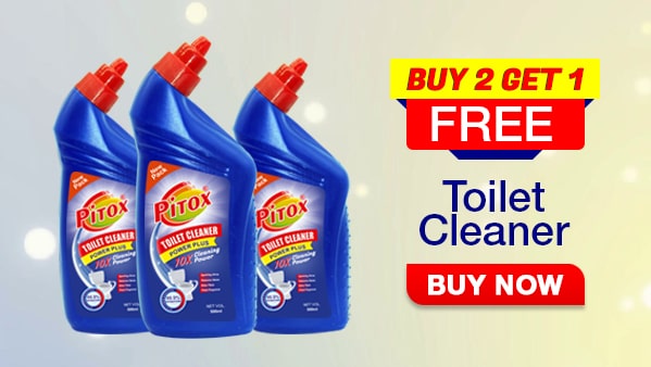 Pitox Toilet Cleaner 500ml Buy 2 Get1 free